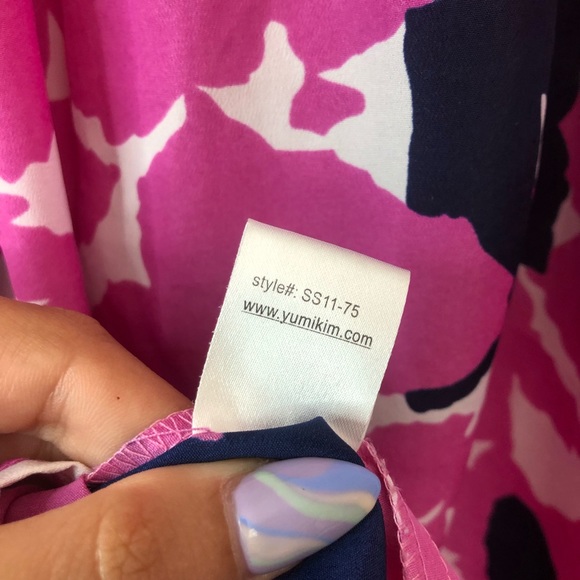 Yumi Kim Isi Floral Smocked Button Blouse - Picture 7 of 10